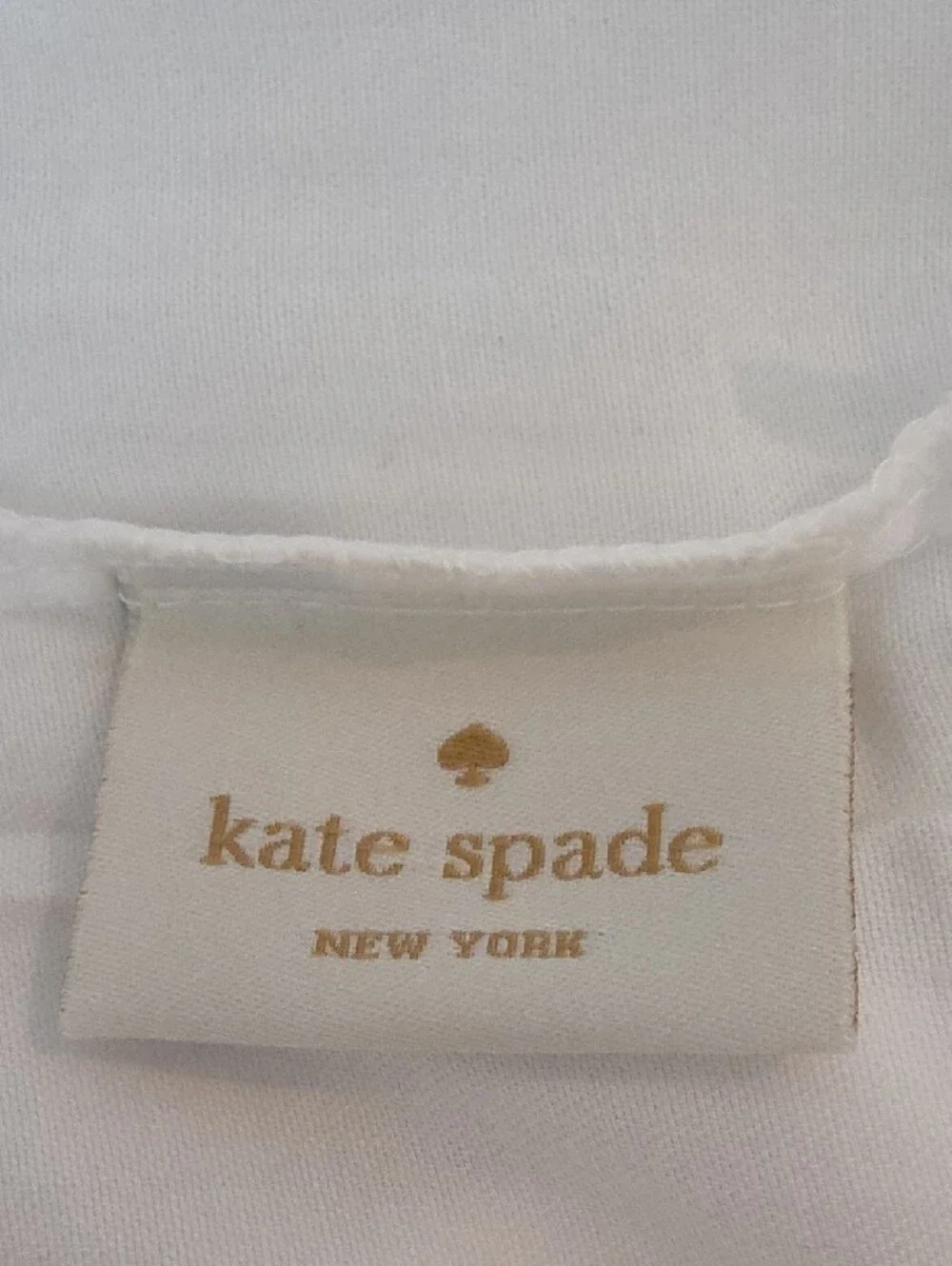 Kate Spade White Black Polka Dot Cotton Standard Pillowcase